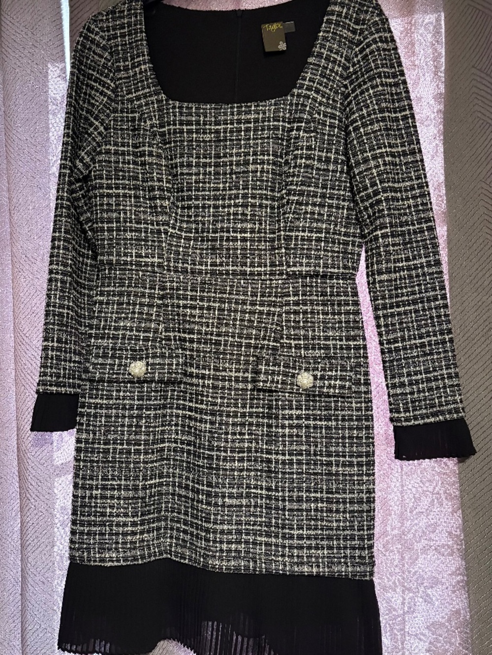 Taylor Tweed Dress Size 8